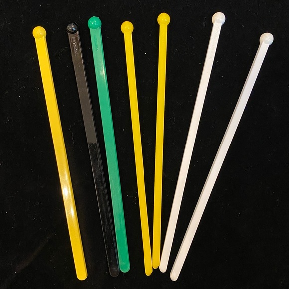 Vintage Lot of 7, New York Hotels, Restaurants & Bars Swizzle Sticks - Picture 3 of 12